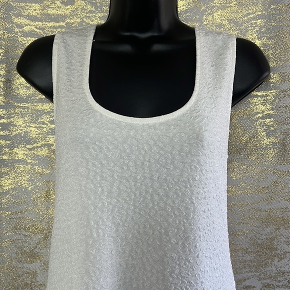 Joseph Ribkoff Off White Textured Camisole Style Top Size 10 - Picture 4 of 13